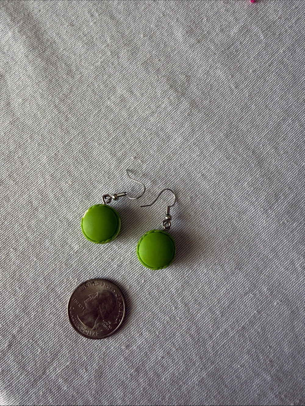 Green Macaron Drop Earrings - Women Jewelry